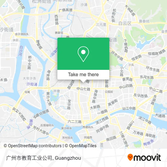广州市教育工业公司 map