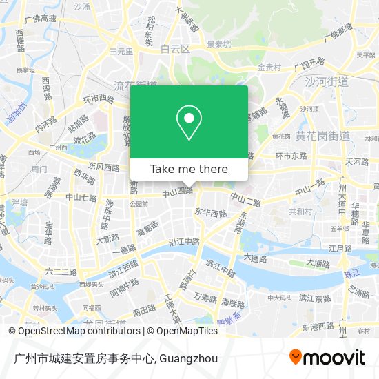 广州市城建安置房事务中心 map