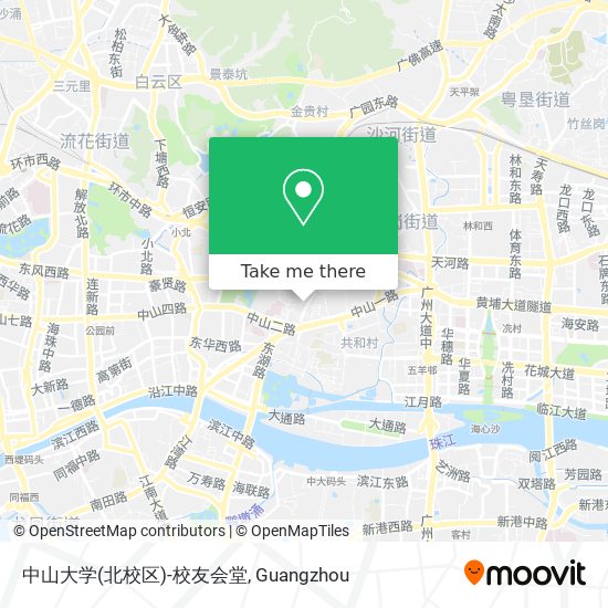 中山大学(北校区)-校友会堂 map