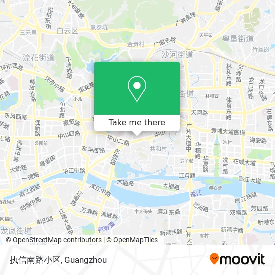 执信南路小区 map