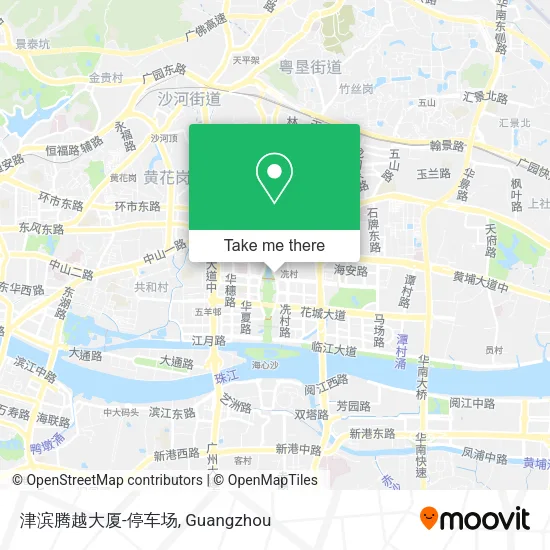 津滨腾越大厦-停车场 map