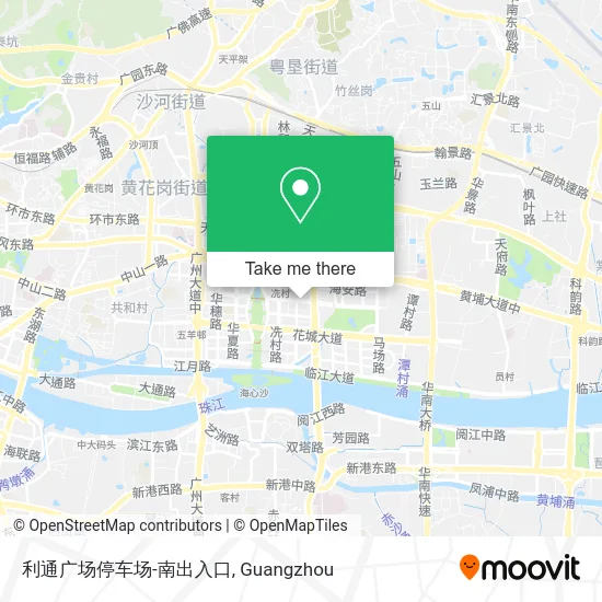 利通广场停车场-南出入口 map