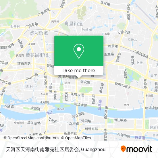 天河区天河南街南雅苑社区居委会 map