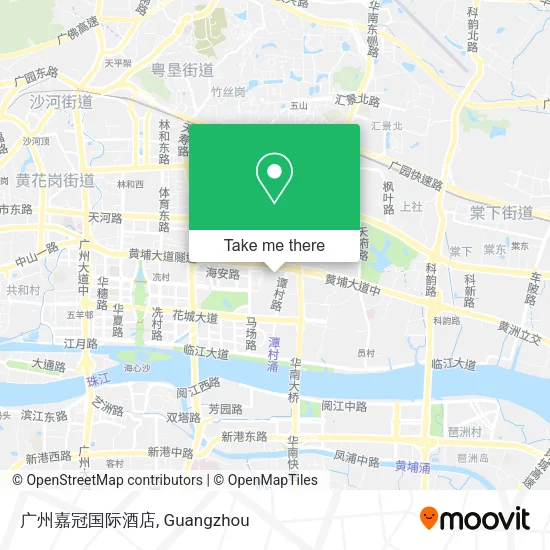 广州嘉冠国际酒店 map