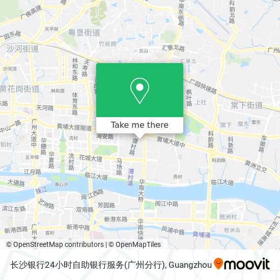 长沙银行24小时自助银行服务(广州分行) map