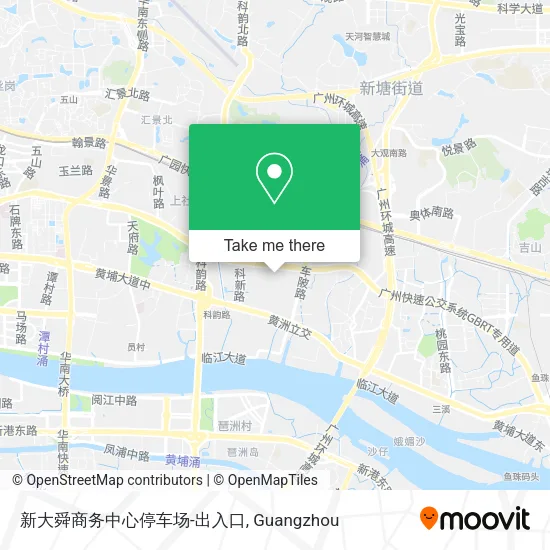 新大舜商务中心停车场-出入口 map