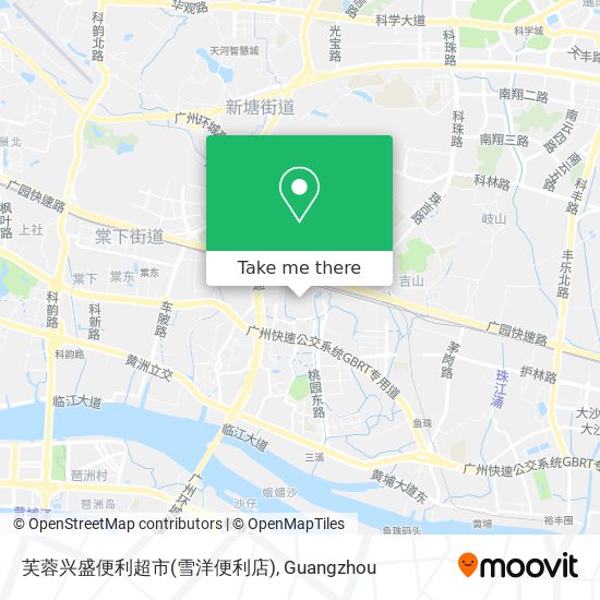 芙蓉兴盛便利超市(雪洋便利店) map