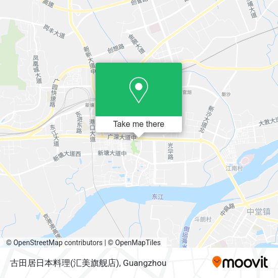 古田居日本料理(汇美旗舰店) map