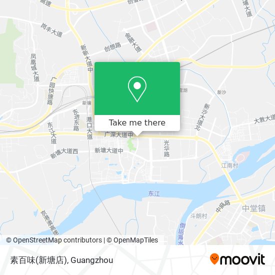素百味(新塘店) map