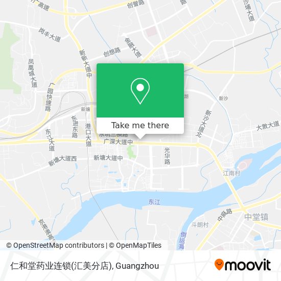仁和堂药业连锁(汇美分店) map