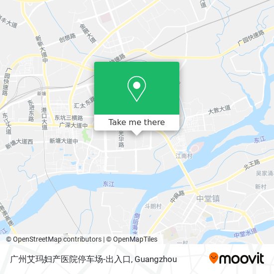 广州艾玛妇产医院停车场-出入口 map