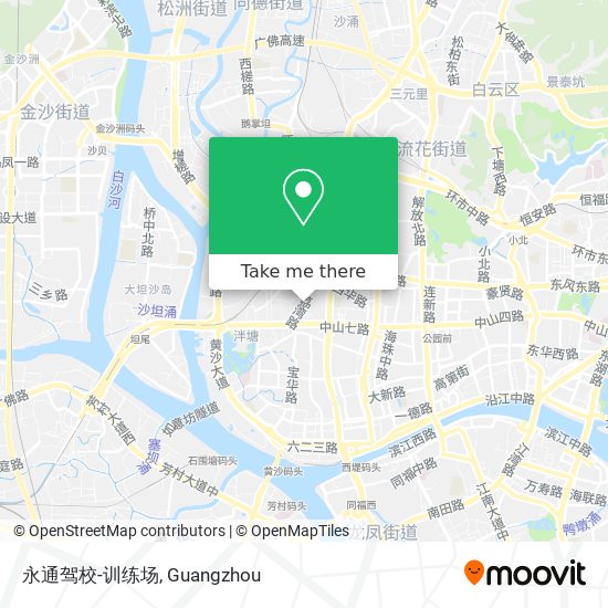 永通驾校-训练场 map