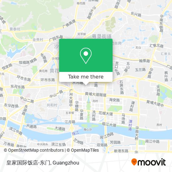 皇家国际饭店-东门 map