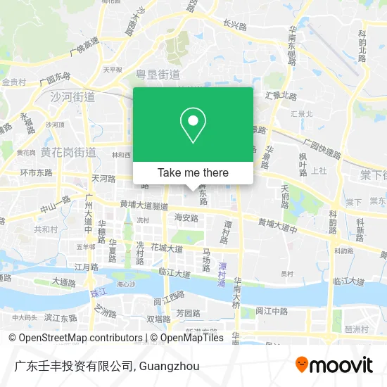 广东壬丰投资有限公司 map