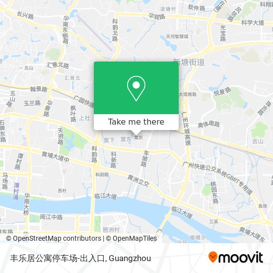 丰乐居公寓停车场-出入口 map