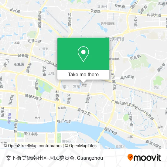 棠下街棠德南社区-居民委员会 map
