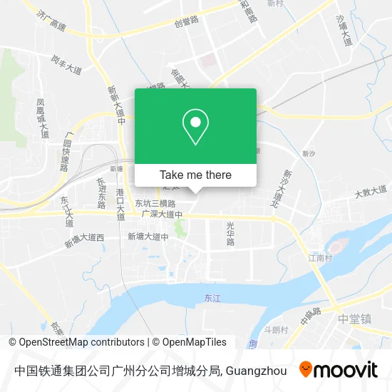 中国铁通集团公司广州分公司增城分局 map