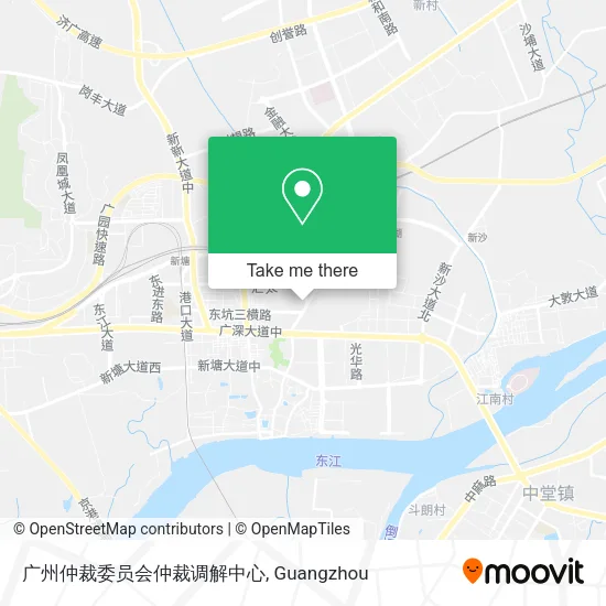 广州仲裁委员会仲裁调解中心 map
