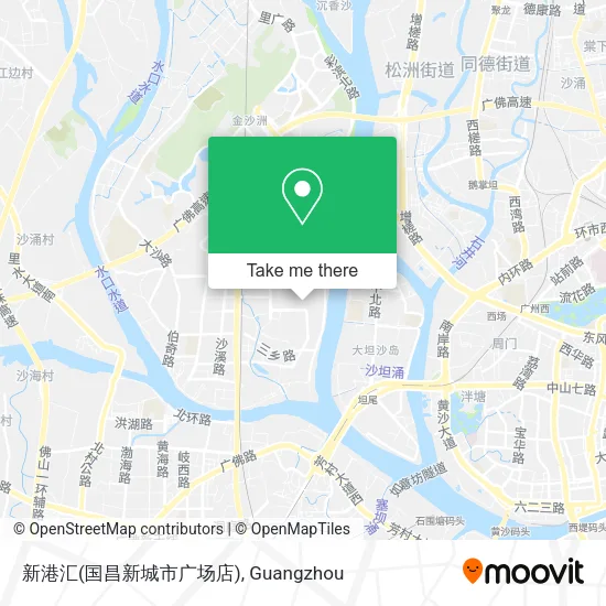 新港汇(国昌新城市广场店) map