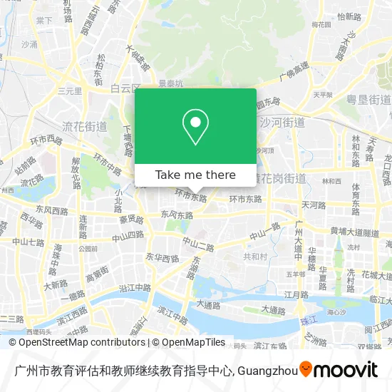 广州市教育评估和教师继续教育指导中心 map
