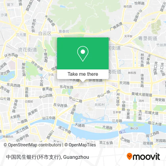 中国民生银行(环市支行) map
