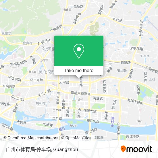 广州市体育局-停车场 map