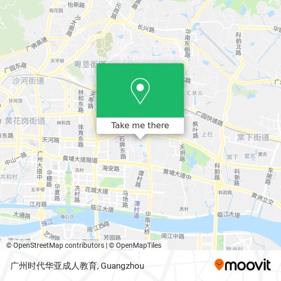 广州时代华亚成人教育 map