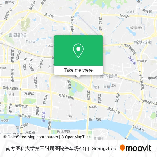 南方医科大学第三附属医院停车场-出口 map