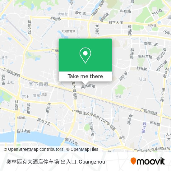 奥林匹克大酒店停车场-出入口 map