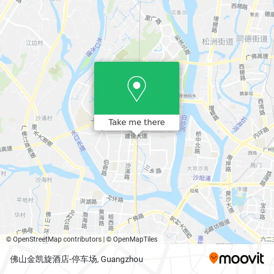 佛山金凯旋酒店-停车场 map
