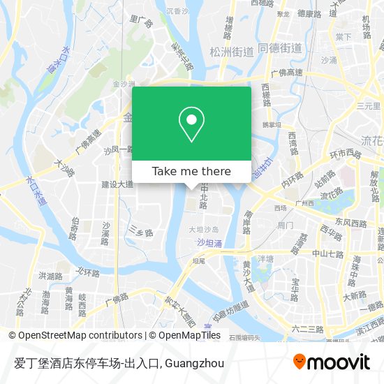 爱丁堡酒店东停车场-出入口 map