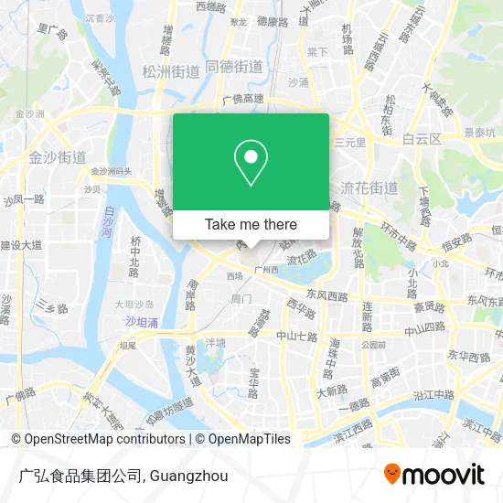 广弘食品集团公司 map