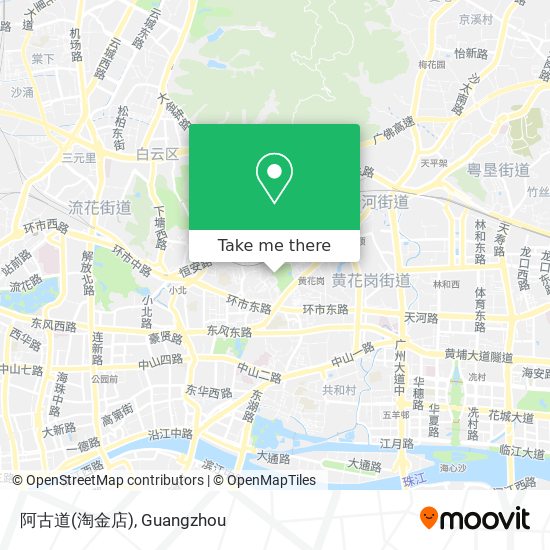 阿古道(淘金店) map