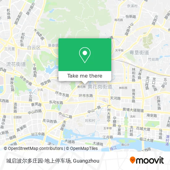 城启波尔多庄园-地上停车场 map