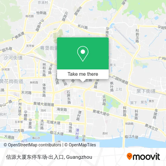 信源大厦东停车场-出入口 map