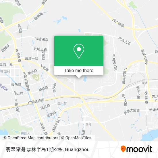 翡翠绿洲·森林半岛1期-2栋 map