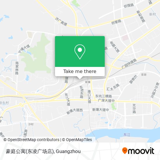豪庭公寓(东凌广场店) map