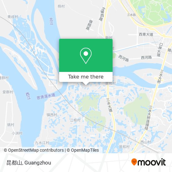 昆都山 map