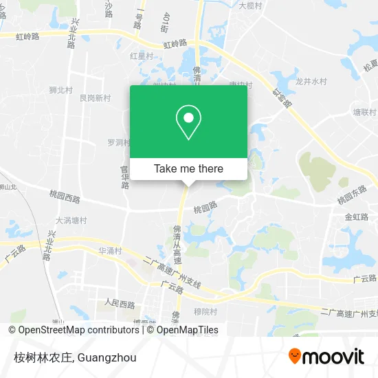 桉树林农庄 map