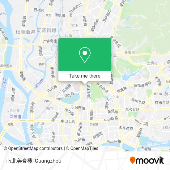 南北美食楼 map