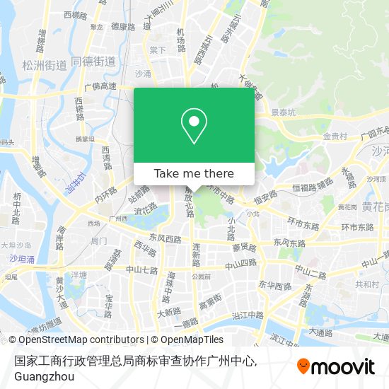 国家工商行政管理总局商标审查协作广州中心 map