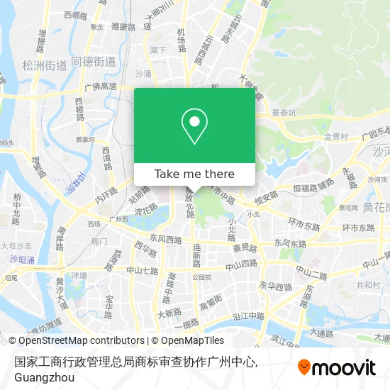 国家工商行政管理总局商标审查协作广州中心 map