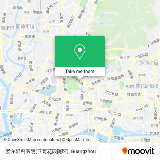 爱尔眼科医院(亚哥花园院区) map