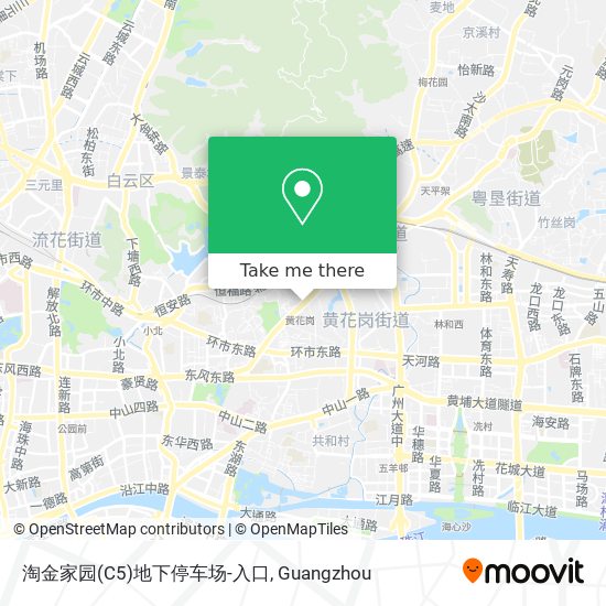 淘金家园(C5)地下停车场-入口 map