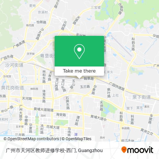 广州市天河区教师进修学校-西门 map
