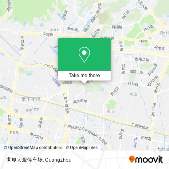 世界大观停车场 map