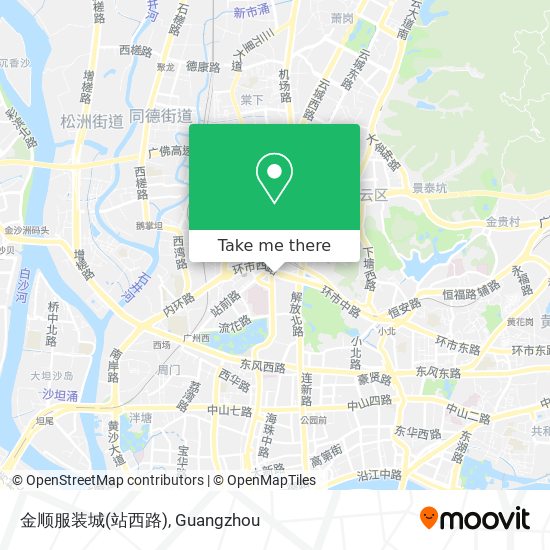 金顺服装城(站西路) map