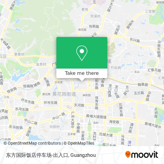 东方国际饭店停车场-出入口 map