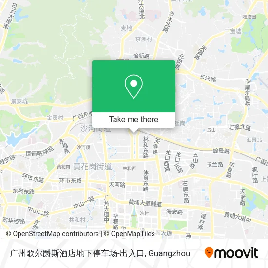 广州歌尔爵斯酒店地下停车场-出入口 map