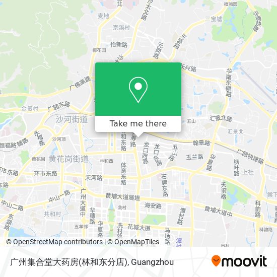 广州集合堂大药房(林和东分店) map